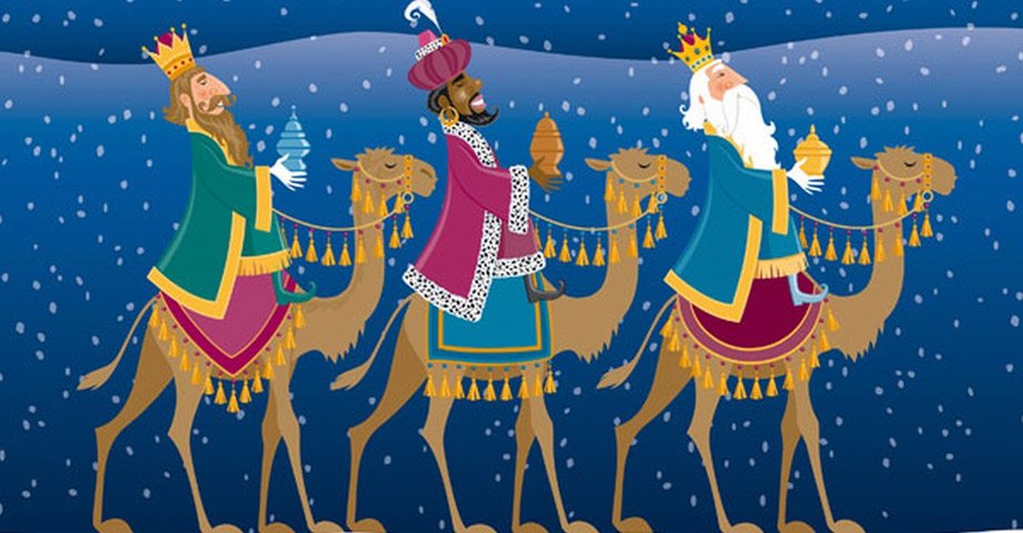 Los Reyes Magos en Navidad